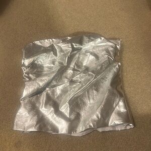 Metallic corset Zara